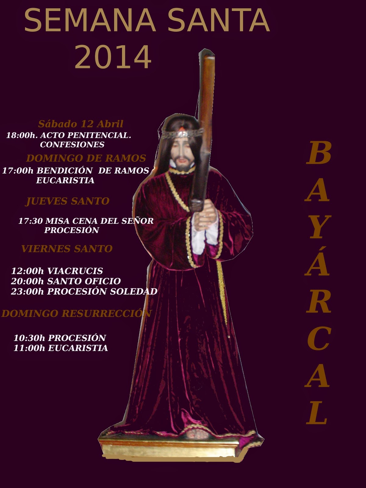Semana Santa en Bayárcal 2014 Bayárcal